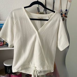 White cotton blend too by Madewell